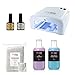 Mylee 36W UV lamp with Bluesky Top + Base coat and Gellux Prep + wipe and remover + lint free wipes
