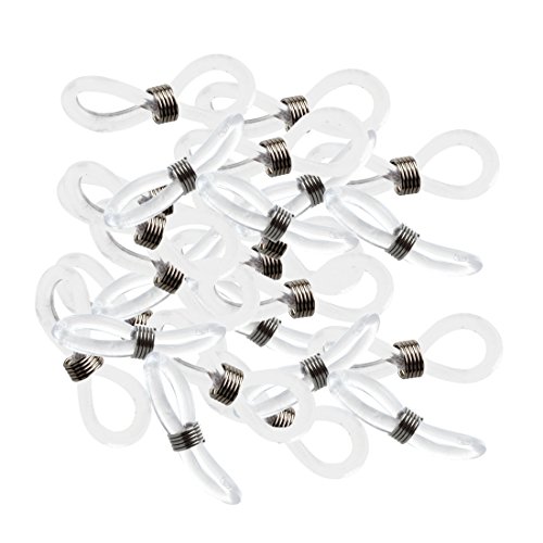 Preisvergleich Produktbild Cikuso 50 Gummischlaufe oe Sen Fuer Brillenband Brillenkette 20x4mm TOP