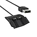 Produktbild Garmin Vivosmart HR Ladegerät, elecguru Charging Stand Dock Station Cradle Clip Kunststoff Halterung USB Ladegerät Kabel für Garmin Vivosmart HR/HR + Ladegerät 1 m