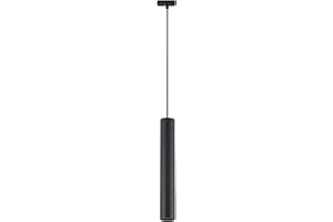 Track Lighting 1-Phase 'Linaro' (modern) in Black made of Metal for e.g. Living Room & Dining Room (1 light source, GU10) from Lindby | High-Voltage Track Lighting