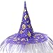 Produktbild Quaan Erwachsene Damen Herren Hexe Deckel Zum Halloween Kostüm Zubehörteil Flaum Solide Abdeckung Kostüm Zubehörteil Flaum Solide Abdeckung niedlich Elegant Party Karneval Kostüm Beiläufig
