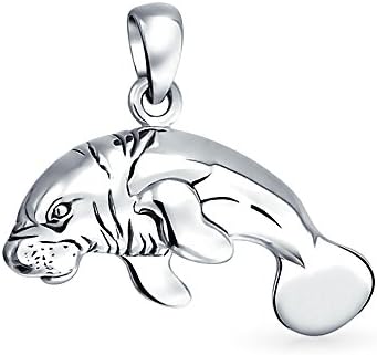 Bling JewelryHawaiian Nautical Vacation Honeymoon .925 Sterling Silver Ocean Marine Life Sea Creature Squid Octopus Manatees Dolphin Whale Tail Stud Earrings Pendant Necklace For Women Teens Rose Gold