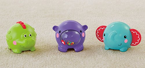 Mattel BGP41 – Fisher-Price Stapelfreunde, 3 niedliche Tiere - 9