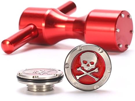 Pirate Golf Putter Weight and Wrench Tool for Scotty Cameron Squareback and Fastback Clubs Head 5/10/15/20/25/30g Available (Red, 20 Grams)