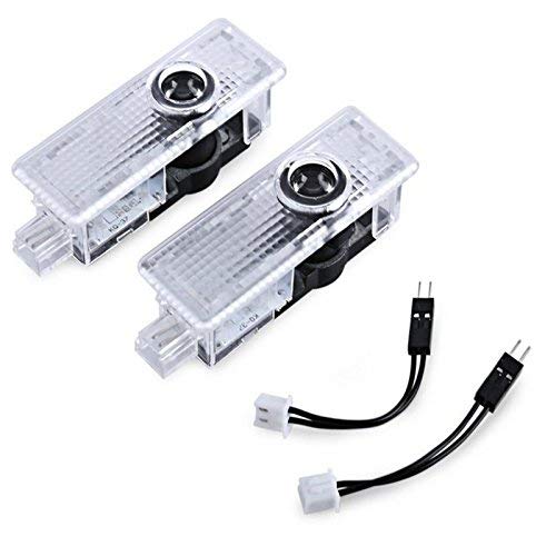 Lampes LED 3D pour portière de voiture avec logo