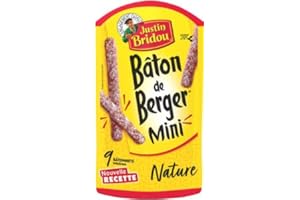 Saucisson sec Mini Nature Justin BRIDOU saucisse séchée 100 g