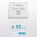 50x SEA KELP SOAP MINI SQUARE WRAPPED 25g HOTEL B&B GUEST BATHROOM TRAVEL BULK