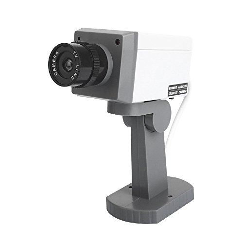 Preisvergleich Produktbild Springdoit Simulation Überwachungskamera Simulationskamera erweiterte LED ABS Webcam Video