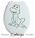 Produktbild TREND DESIGN - Aufkleber für WC Toiletten Deckel ***funny frog*** freie Farbauswahl!