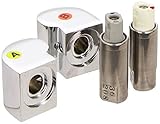 roca dama n  Roca AI0000500R - Kit Bisagras Asiento Cromo Mer-N,Dama-N Recambio - Colleción De Baño - De Asientos Y Tapas
