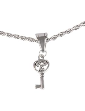 Halskette 'ALUDRA' 50005 Collar Necklace SM Gothic Ring der O Kette Fetisch O-Ring BDSM Sklave Halsband Meister...