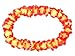 Produktbild Hawaiikette orange Blumenketten Karibik Haweikette Hula Hawaii Kette 05 von Alsino