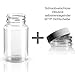 Produktbild 15 x PET Schraubdose 100 ml - Farbe: Klar - Öffnung: 38 mm - inkl. Schraubdeckel mit selbstversiegelnder Dichtscheibe (SFYP) *** Schraubdosen, PET Dose, PET Packer, Petpacker, Roundpacker, Pill Jar, Pillendose, PET Dosen, Petdosen, Pillendosen ***