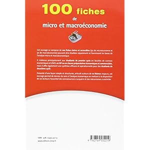100 fiches de micro et macroéconomie