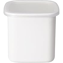 Buy White Enamel Stockpot Food Container (S) Imported from Japan