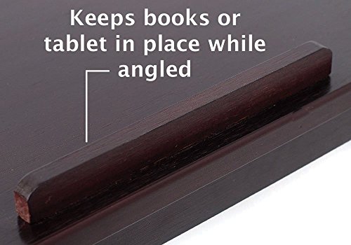 Sofia + Sam Multi Tasking Laptop Bed Tray | Supports Laptops Up To 18 Inches (Walnut) - 6