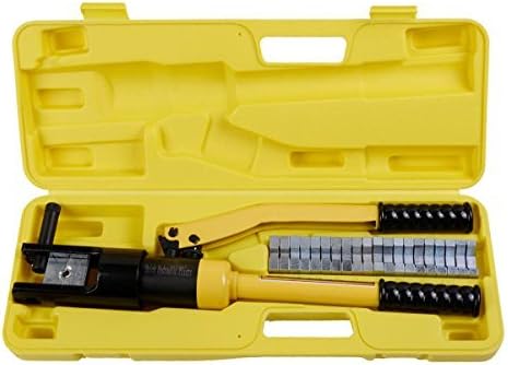 16 Ton Hydraulic Wire Terminal Crimper Battery Cable Lug Crimping Tool W/dies by Automotive Tool