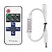 Produktbild AveyLum Mini RF Fernbedienung für Einfarbige LED Streifen, RF Dimmer Drahtlose Controller für 5050 3528 LED Lichtband Warmweiß Kaltes Weiß rot grün blau LED Lichtleiste