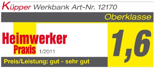 Küpper Werkbank 12177, 170x84x60cm, made in Germany - 2