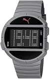 Puma Time Herren-Armbanduhr Half Time- L Grey Digital Quarz Plastik PU910891002