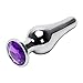 Price comparison product image Eve A Good Feeling Hot Sales Cool Anale Prostata Massage Diamond Metal E Toys Women Men Shop Product Silver Purple,Virgin Vibradors 2019