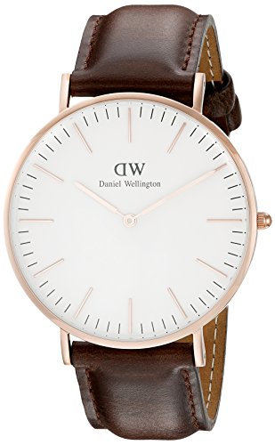 Daniel Wellington Herren-Armbanduhr Analog Quarz Leder DW00100009 Daniel Wellington Herren-Armbanduhr Analog Quarz Leder DW00100009
