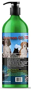 Iceland Pure Unscented Pharmaceutical Grade Salmon Oil For Dogs and Cats.Bottle Size 33 Ounces