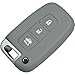 Produktbild PhoneNatic Silikon Schlüssel Hülle für die KIA K5 / Sportage R 3-Tasten Fernbedienung in grau Funkschlüssel 3-Key