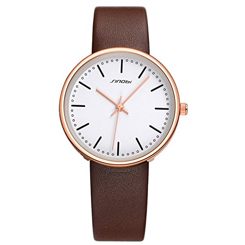 XLORDX klassisch Quarz Armbanduhr Elegant Quarzuhr Analog Modisch Zeitloses Design Gold braun Leder XLORDX klassisch Quarz Armbanduhr Elegant Quarzuhr Analog Modisch Zeitloses Design Gold braun Leder