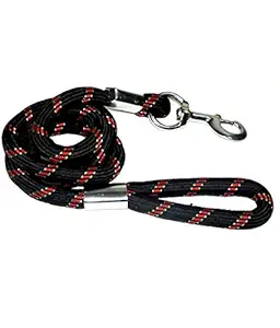 PETHUB Dog Cord Leash (Black, Medium)