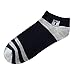 Produktbild QUINTRA Socken Unisex Streifen Patchwork Unsichtbare kurze Socken Lässige Haltbarkeit Baumwoll-Sportsocken