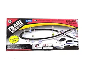 Speed Shop High Speed Metro Train Amazing Toy for Kids with Flyover and Long Track Battery Operated Toys and Gift Gallery