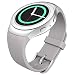 Produktbild MoKo Gear S2 Sport Watch Armband - Silikon Sportarmband Uhr Band Strap Erstatzband Uhrenarmband für Samsung Gear S2 SM-R720 / SM-R730 Smart Watch, Lavendel-grau (Nicht für Gear S2 Classic SM-R732)