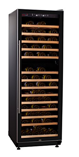 SWISSCAVE 2-Zonen Weinklimaschrank f. 210 Fl. / Inkl. Lieferung auf Stockwerk (D) / Weinkhlschrank mit Winterheizfunktion