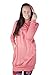 Mija - 2 in 1 Maternity & Nursing breastfeeding warm Hoodie Top Pullover 7102A (S / M, Apricot)