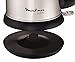 Moulinex BY540D10 Bouilloire Électrique sans Fil Subito Inox Noir 1,7L 2400W