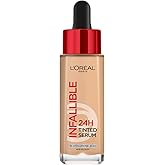 L’Oreal Paris Infallible 24H Tinted Serum Foundation, 4-5 Medium | 24H Wear Lightweight Serum Foundation, 1% Pure Hyaluronic 