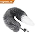 Produktbild Edelstahl Analplug mit Fuchsschwanz ButtPlug Anus Masturbator Anal Sexspielzeug für Männer Spielzeug mit Faux Fox Tail, konische Spitze (Fuchsschwanz Buttplug)