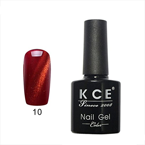 7.5ml Nail Gel, Ularma UV Glue Nail Polish Manicure LED Cats Eye Color (J)