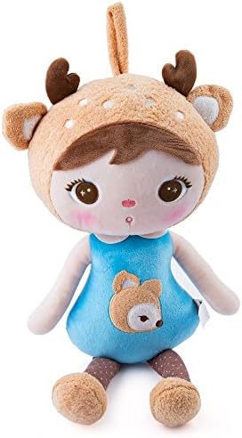 Tingyao Metoo JIBAO Stuffed Panda Girl Kids Plush Toys Baby Birthday Gifts 13inches (13 inch, Fawn)