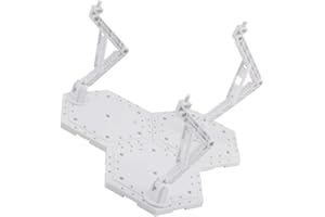 sharprepublic Soporte de Exhibición de Base de Acción para Gundam 1/144 RG MG Accesorios de Bricolaje - Blanco, 21x21x18.5cm