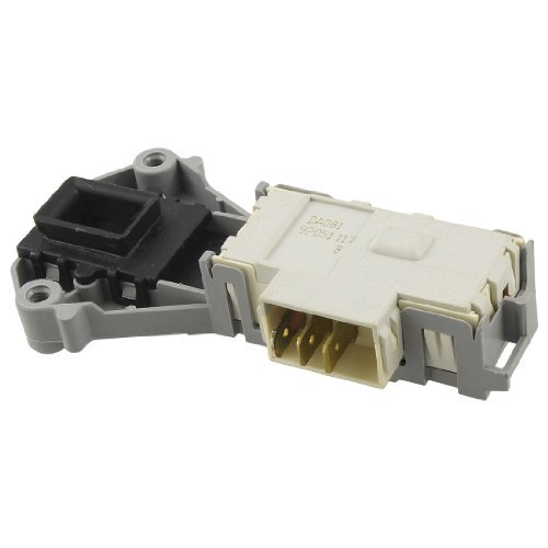 DealMux plástico Cerradura de Puerta de Bloqueo reparación de Piezas para la Lavadora