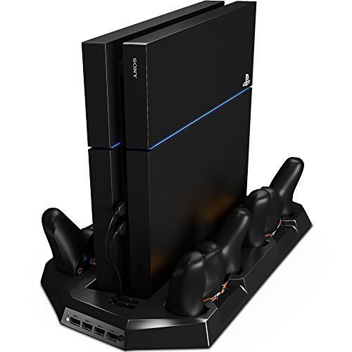 MP Power @ Vertical Holder with Cooling Fan Charger for Sony PlayStation 4 PS4 PS 4