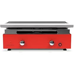 VERYCOOK Plancha gaz Acier laminé 2 Feux Créative