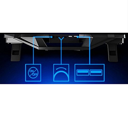 COWEEN USB Kühler für Notebook mit 4 eingebauten Lüfter für 17 Zoll Notebook - 5