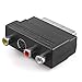 Produktbild Triamisue RGB-zu-Composite-RCA-SVHS-S-Video-AV-TV-Audiokabeladapter Wechseln Sie 3 x Cinch/Cinch-Buchse + S-Video-Buchse auf Stecker