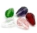 Produktbild 50 Gemischte Kristallglasperlen im Tränen-Schliff – Charms für Schmuckherstellung, 12 x 8 mm