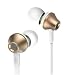 Produktbild Huawei P10, Huawei P10 Plus, Huawei P10 Lite, Huawei Honor 8 Pro premium Quality In Ear Earbud Stereo Hands Free Headphones/ Earphone /Headset/Kopfhörer/Ohrhörer with Built in Microphone Mic & On-Off Button by TopACE (Gold)