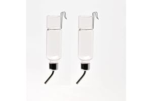 EIMZU 2 Stück Kaninchen Wasser Flaschen, 350ml Hasen Trinkflasche, Trinkflasche Kaninchen mit Halterung, Hängende Haustiere Wasserflaschen für Kaninchen, Meerschweinchen, Hamster Chinchillas