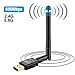 Produktbild WLAN Stick Drahtloser USB WiFi Adapter Dongle 600 Mbps, Lanteck Dual Band (5.8GHz / 433mbps + 2.4GHz 150Mbps) 802.11b / g / n / a / AC Wireless Netzwerk LAN Karte für Windows XP / Vista / 7/8/10 linx2. 6x Mac OS